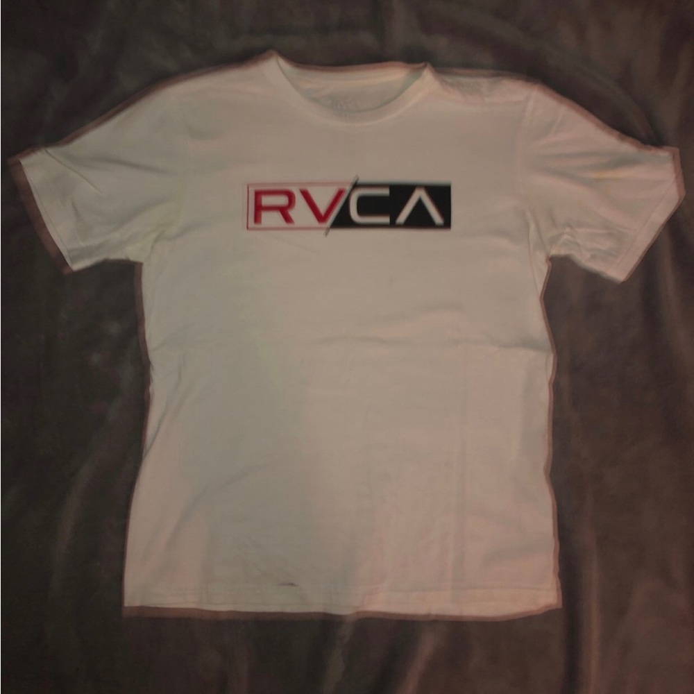 RVCA White Men's T-Shirt - Picture 1 of 2